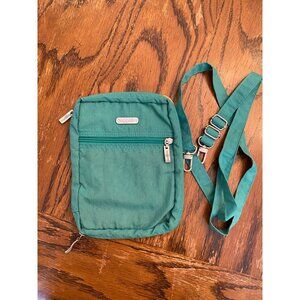 Baggallini Green Crossbody Purse With Adjustable Strap & Multiple Compartments